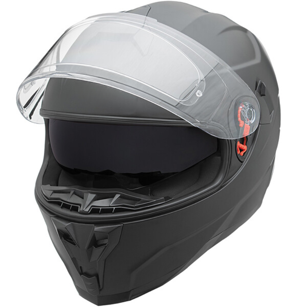 Thermoplastic Full Face Motorcycle Helmet with Sun Visor and Anti-Fog