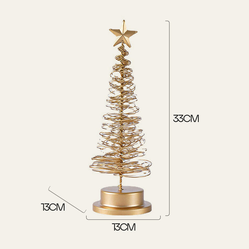 Classic Iron Tree Lights Decoration LED Christmas Lightings – Elegant Holiday Decor for Living Room & Office | Ecomvera