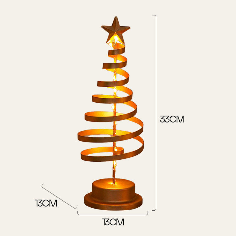 Classic Iron Tree Lights Decoration LED Christmas Lightings – Elegant Holiday Decor for Living Room & Office | Ecomvera