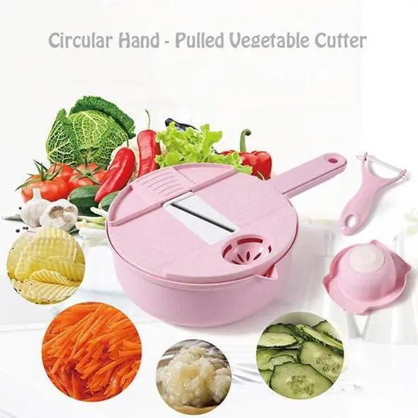 Circular Hand - Pulled Vegetable Cutter Ecomvera