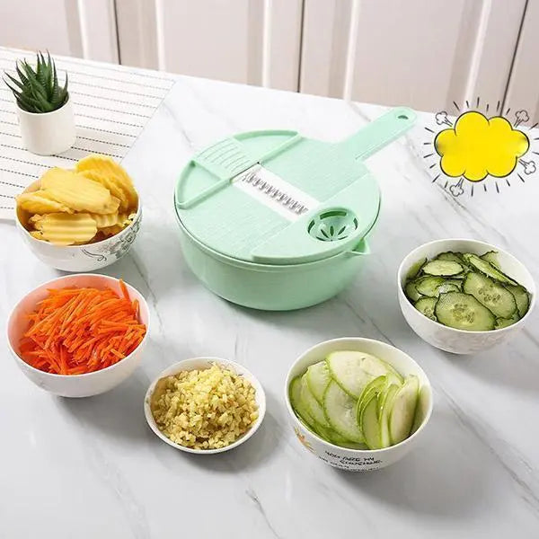 Circular Hand - Pulled Vegetable Cutter Ecomvera