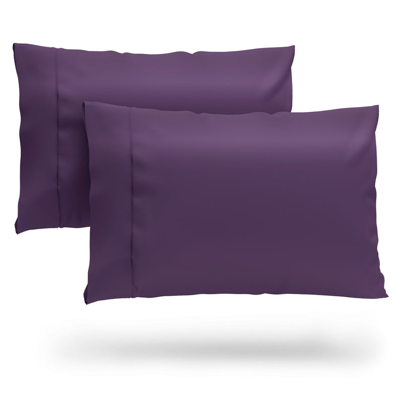 100% Bamboo Viscose Pillowcase Set - Hypoallergenic, Cooling & Moisture-Wicking | Ecomvera