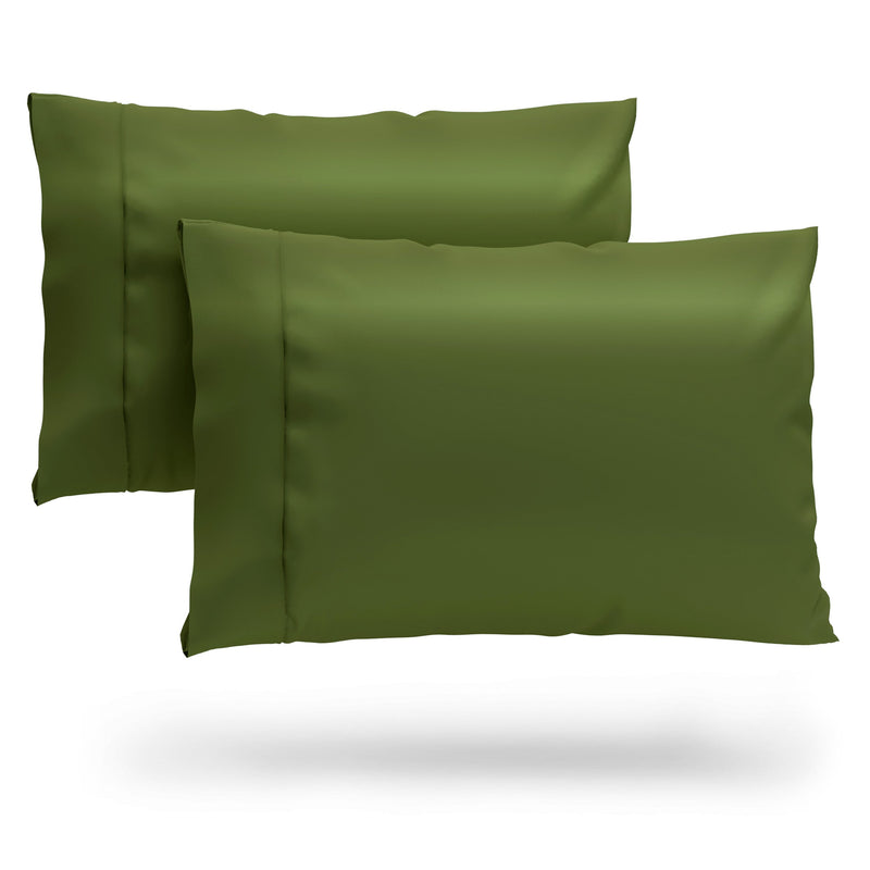 100% Bamboo Viscose Pillowcase Set - Hypoallergenic, Cooling & Moisture-Wicking | Ecomvera