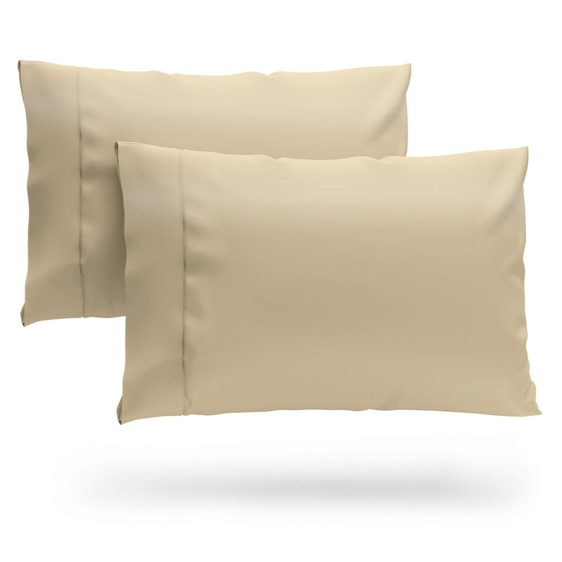 100% Bamboo Viscose Pillowcase Set - Hypoallergenic, Cooling & Moisture-Wicking | Ecomvera