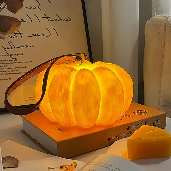 Resin Portable Pumpkin Table Light – Whimsical Design, Environmentally Friendly, Versatile for Any Room | Ecomvera ecomvera