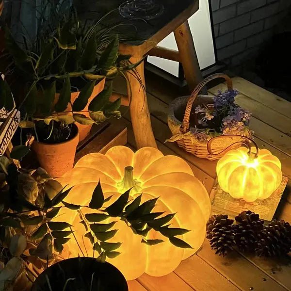 Resin Portable Pumpkin Table Light – Whimsical Design, Environmentally Friendly, Versatile for Any Room | Ecomvera ecomvera