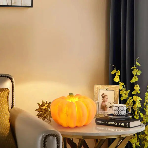 Resin Portable Pumpkin Table Light – Whimsical Design, Environmentally Friendly, Versatile for Any Room | Ecomvera ecomvera