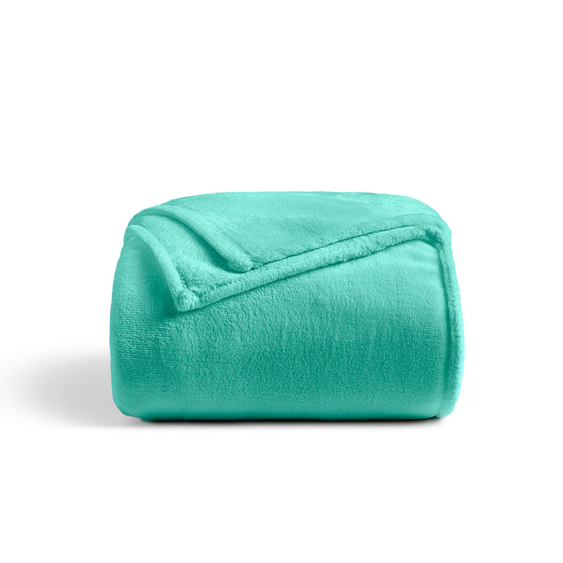 Extra Plush Microfiber Blanket - Hypoallergenic, Soft & Cozy for Beds & Couch | Ecomvera