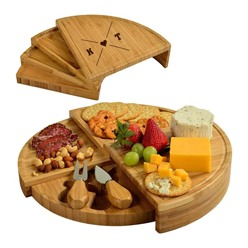 Elegant Bamboo Cheese Board – The Perfect Entertainer’s Essential