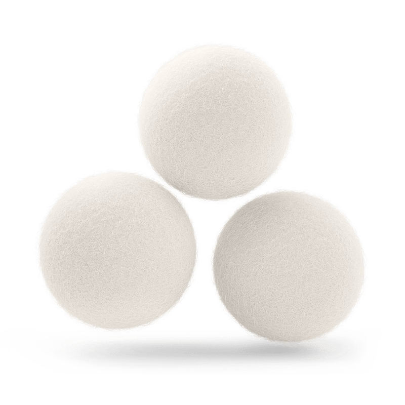 Eco-Friendly Wool Dryer Balls - Reduce Wrinkles, Static & Drying Time | Long-Lasting & Biodegradable | Ecomvera